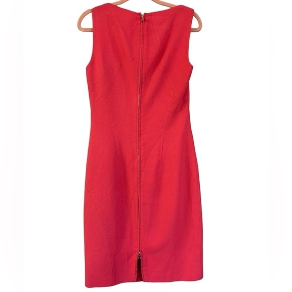 Antonio Berardi Salmon Pink Sheath Cocktail Back Zipper Italian Made Women’s S/M - Picture 3 of 15